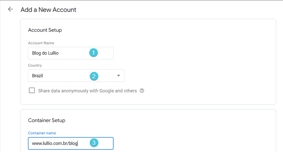 Segundo passo - Instalar o GTM