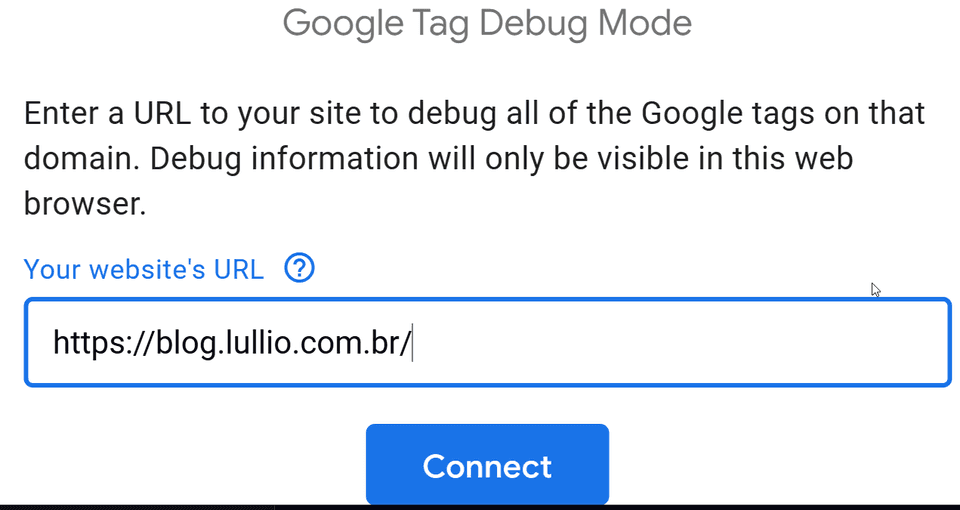Modo Preview/Visualizar do GTM